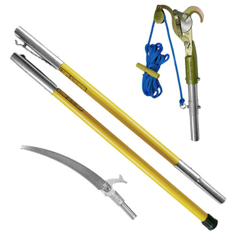 FG Series Manual Pole Saw and Tree Pruner Kit - 1 1/4"