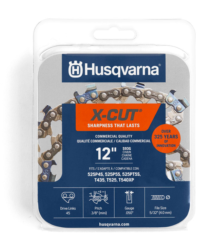 Husqvarna X-CUT S93G Semi-Chisel Chainsaw Chain